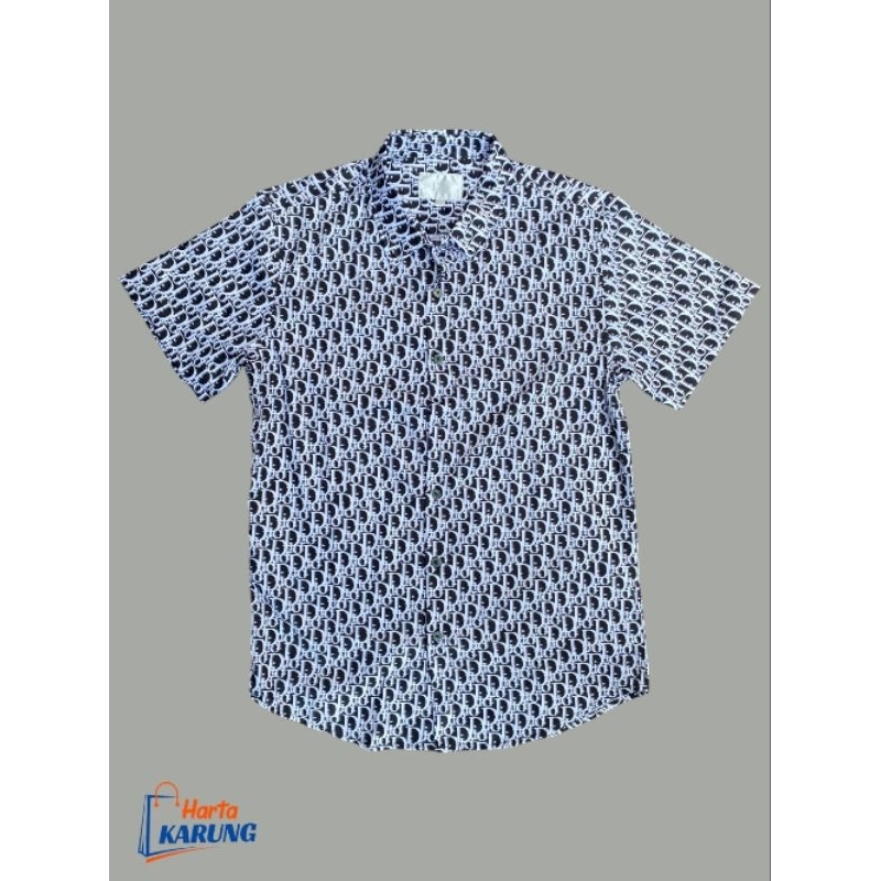 Kemeja Christian Dior Monogram