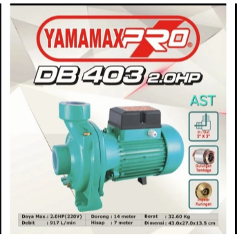 YAMAMAX PRO Pompa Air Centrifugal Irigasi DB-403