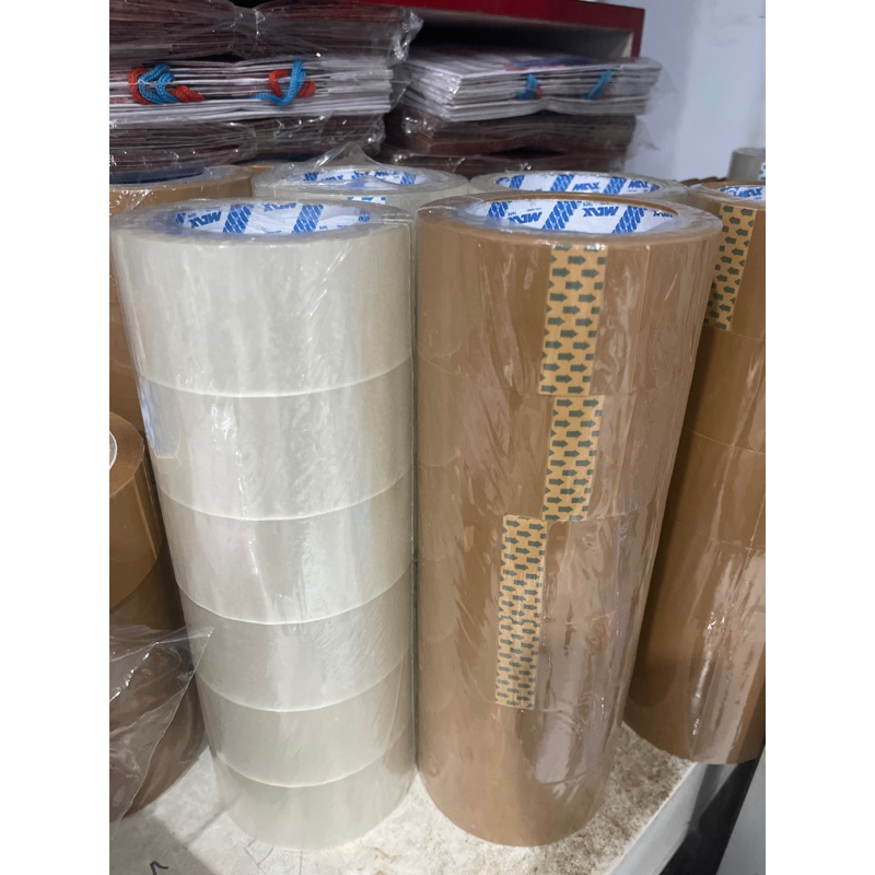 

Lakban Bening Coklat 45mm x 90 YARD merk Excelindo PREMIUM QUALITY
