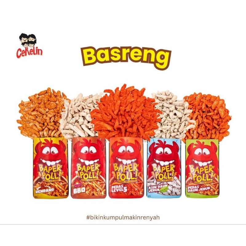 

CEKELIN cemilan basreng isi 50gr
