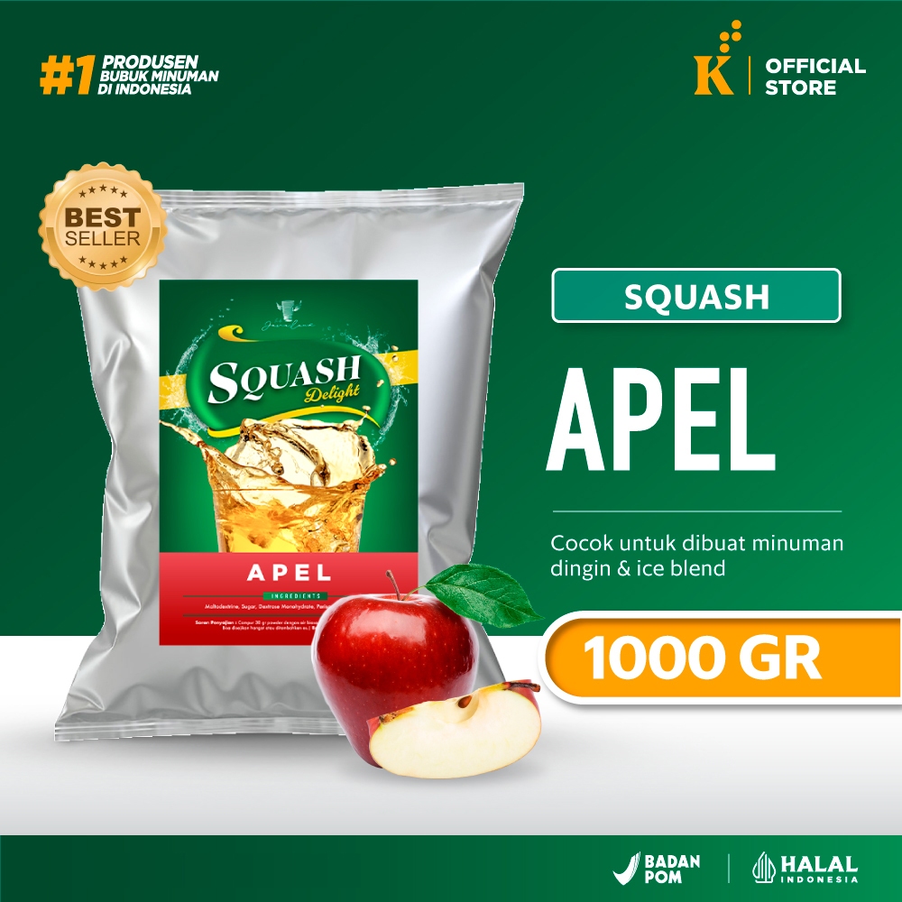 

Bubuk Minuman Bubble Powder Drink Rasa Squash Apel Javaland 1 kg