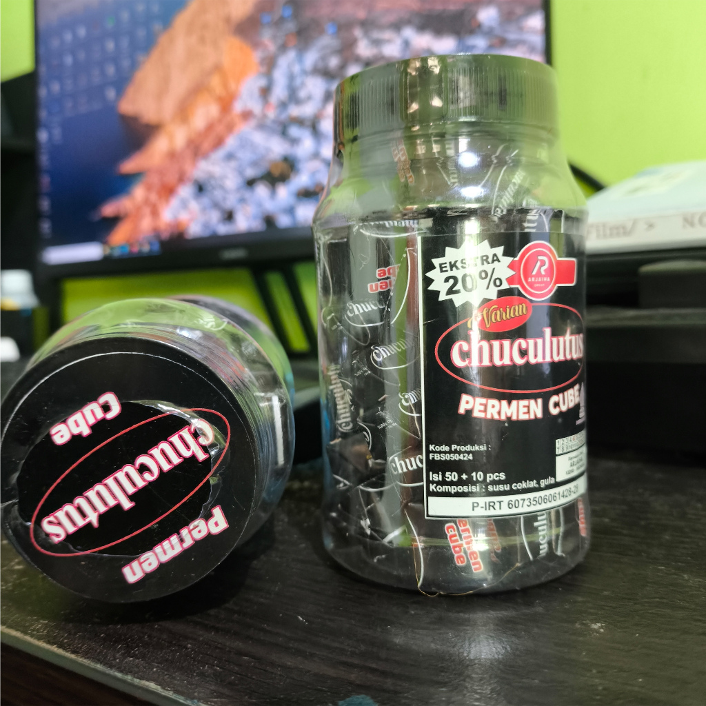 

Permen Coklat Chuculutus Cube Candy isi 60pcs