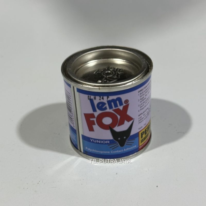 

Lem Fox Lem Kulit Kayu Kertas HPL Karpet dll 70gr Original Berkualitas