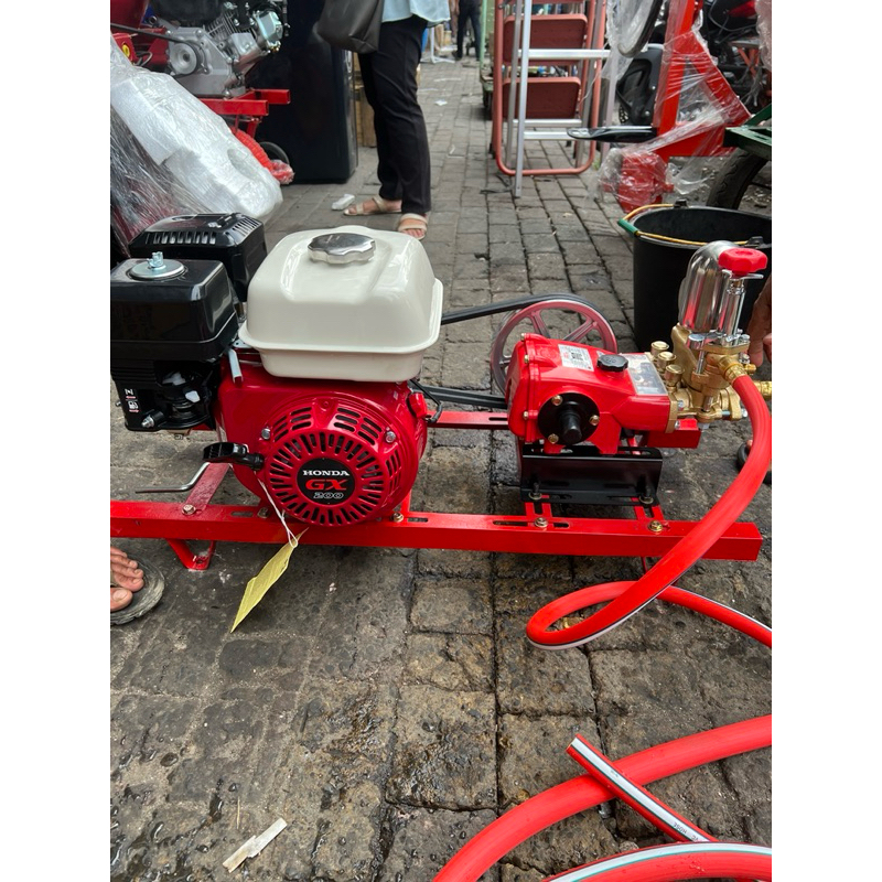 MESIN DOORSMEER//PENYEMPROT LADANG PAKAI HONDA GX200 DAN POMPA 22 WHALEBEST TERBAIK