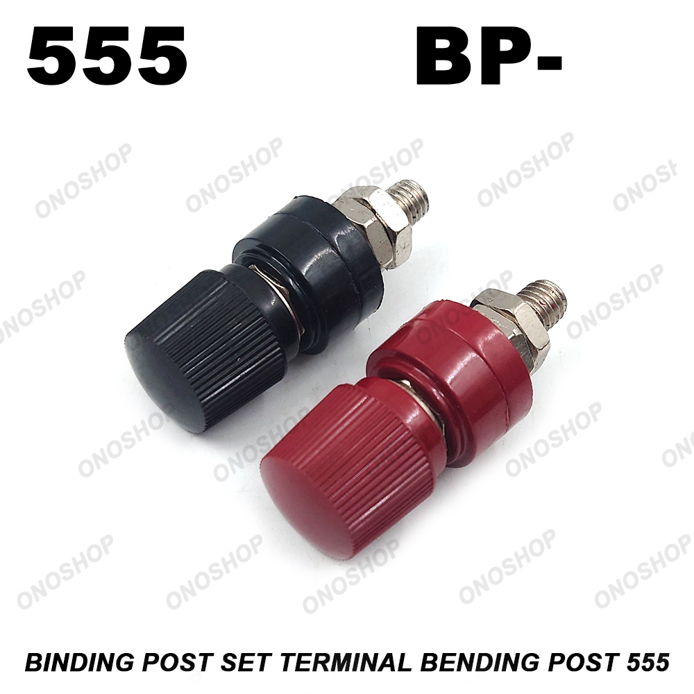 Binding Post Set Terminal Bending Post 555 Ukuran Drat 8 mm