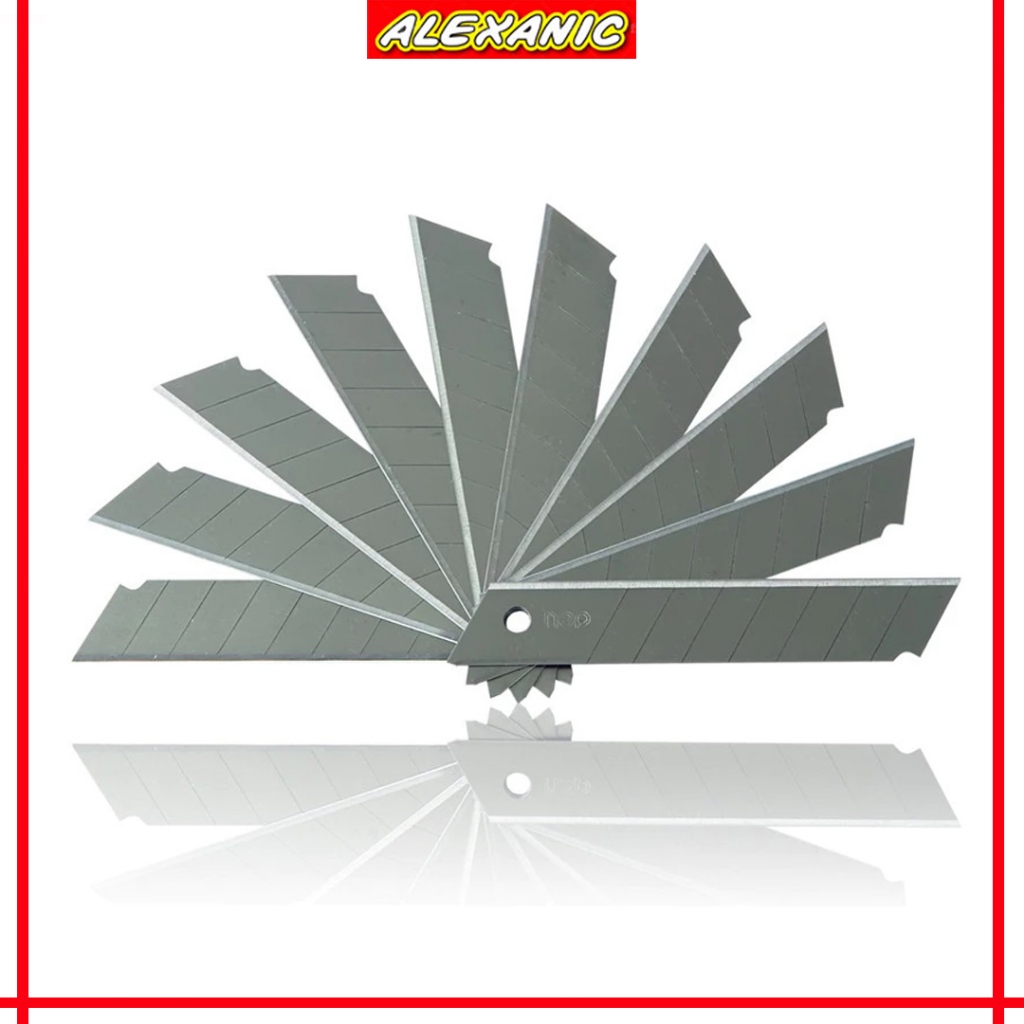

Refill Pisau Cutter 1 Tube Isi 5 Pcs | Isi Ulang Cutter Besar Super Tajam | Refil Cutter Besar
