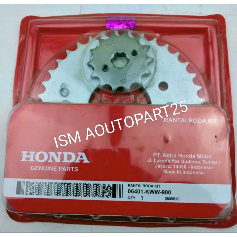 Gear Set Kww Honda Revo Absolute,Blade 110,Blade new