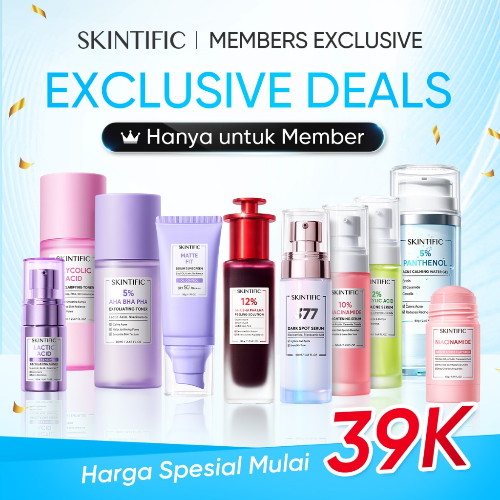 [Exclusive Picks] SKINTIFIC - Skincare Best Collection | 12% Acid Peeling Solution Serum 30ml/Niacin