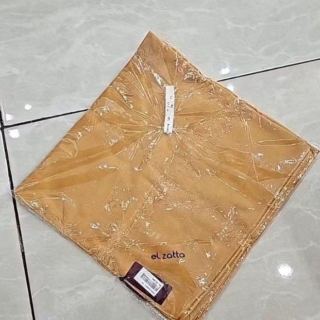 Jilbab Elzatta Mustard pns terbaru