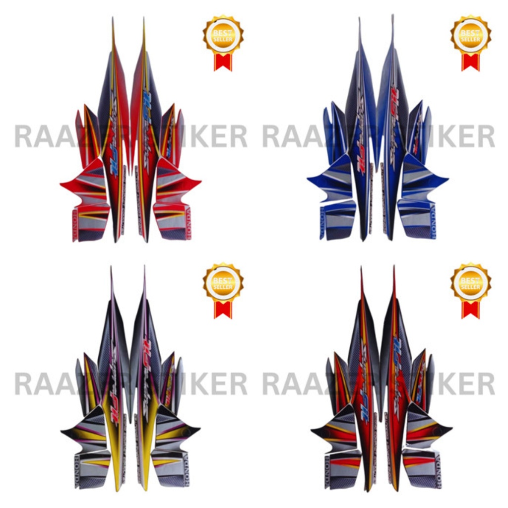 Stiker Striping Standar SUPRA FIT NEW 2006 Lis Body SUPRA FIT NEW 2006 Termurah