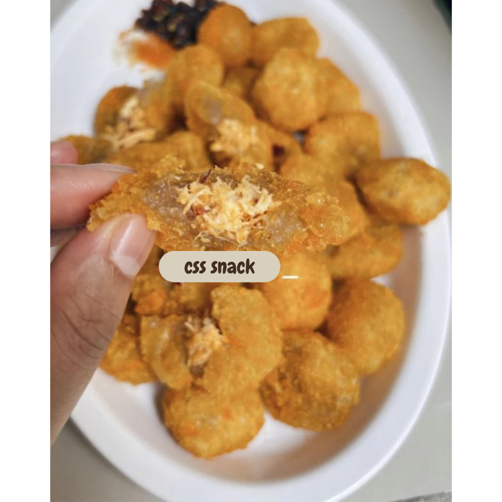 

Cireng Krispi Ayam isi 50 Kemasan VACUM Bumbu Chili Oil