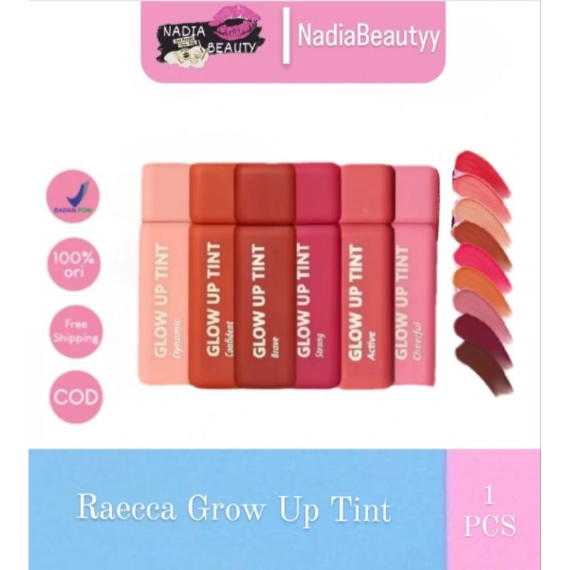 NadiaBeautyy - Raecca Glow Lip Tint | Raecca Glow Up Lip Tint | Raecca Lip Tint | Raecca Melembabkan