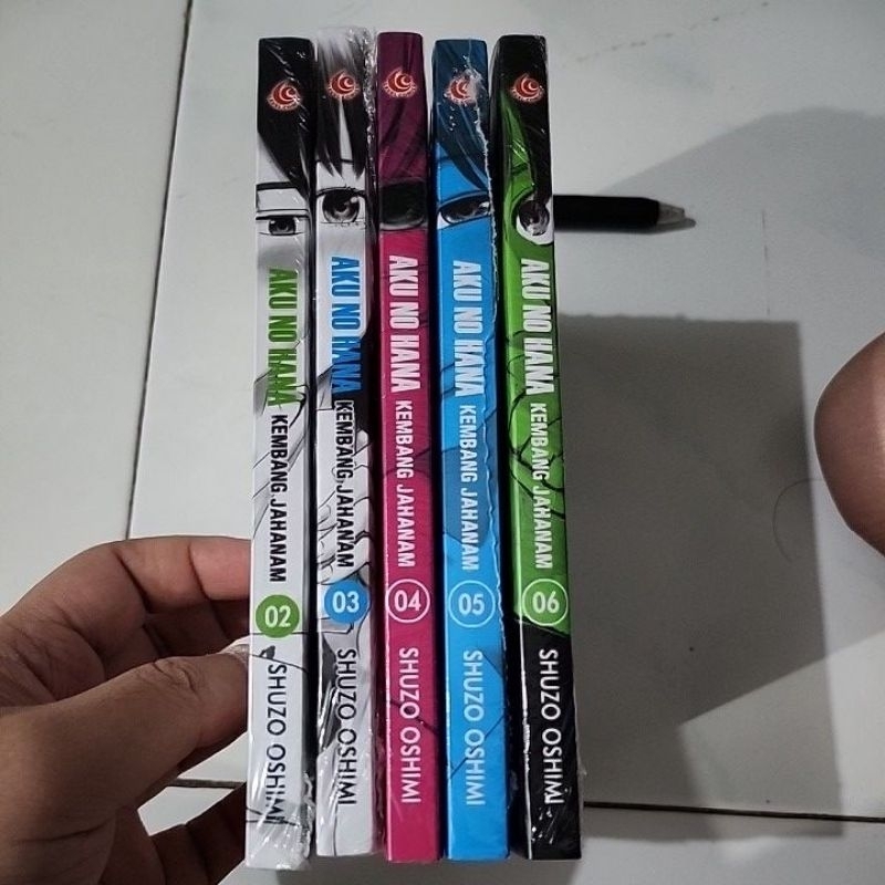 Komik Aku No Hana Kembang Jahanam set vol 1-6 segel ori Bahasa Indonesia