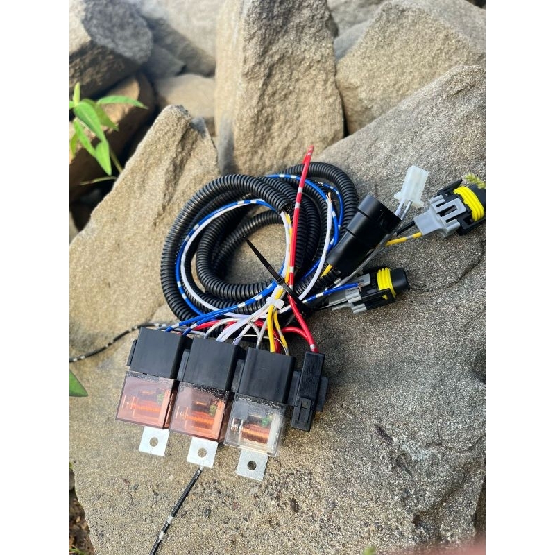 relay set foglamp biled jauh/dekat devil auto off