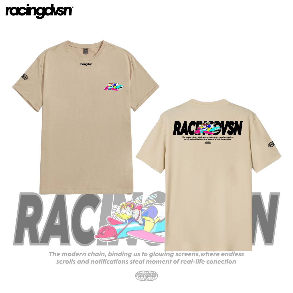 Kaos RACING DRAG balap liar RACING DVSN Baju motor sport event otomotif cornering crew race day Dist