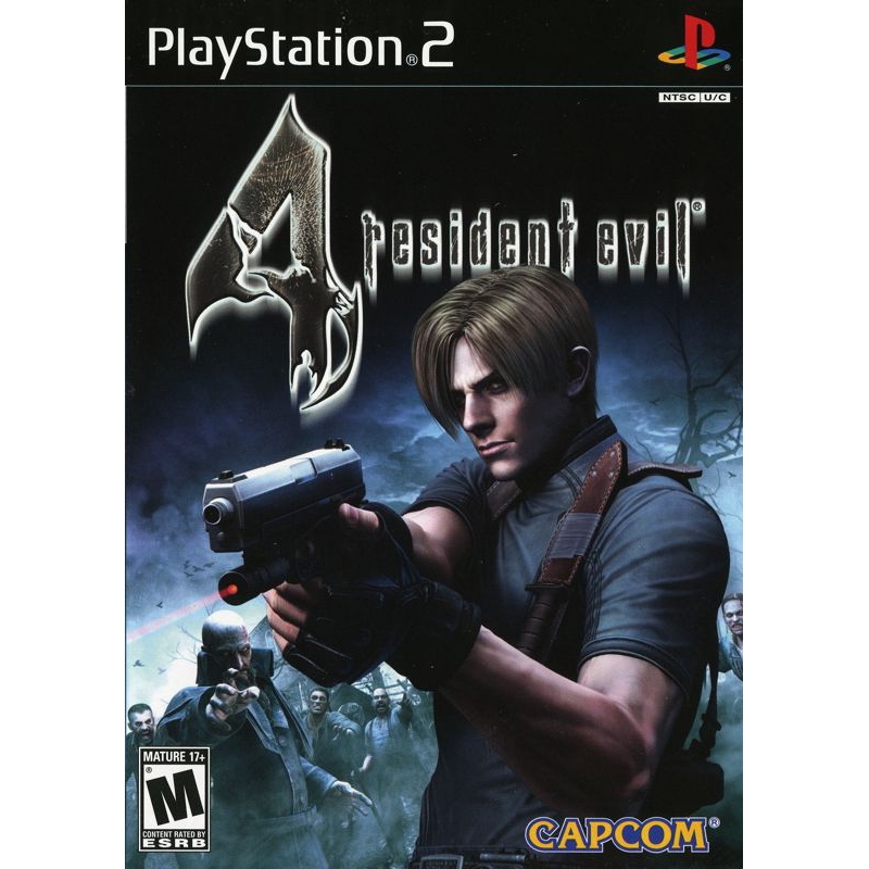 Kaset Video Game Resident Evil 4 PlayStation 2 - Kaset Game Ps2 Resident Evil 4 - Kaset Game Residen
