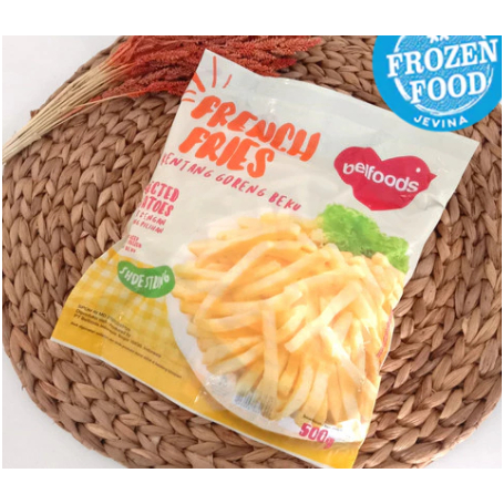 

pekanbaru saja ya, kalau mau luar resiko sendiri, french fries belfoods potato kentang beku olahan