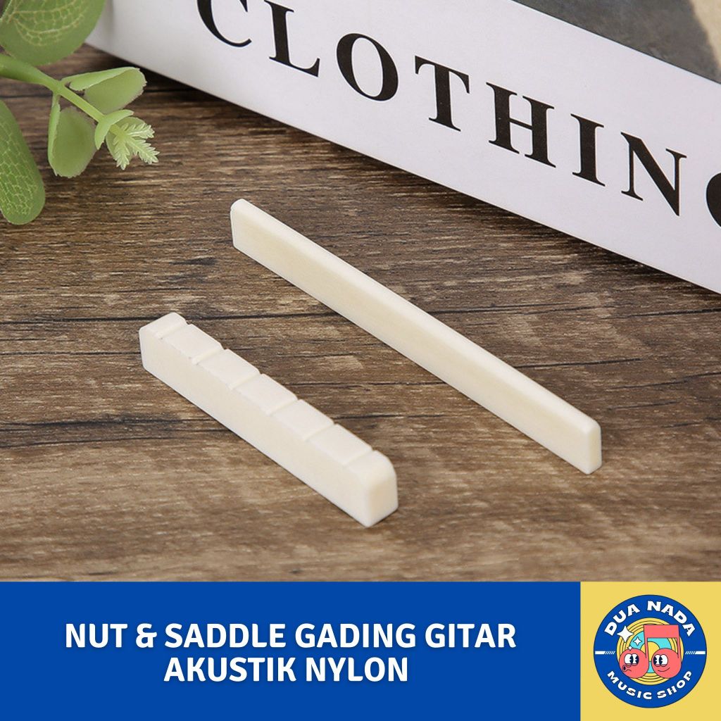 Nut & Saddle Gitar Nylon Classic 1 Set