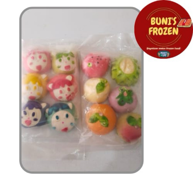 

BAKPAO Karakter isi 6 - Motif Random