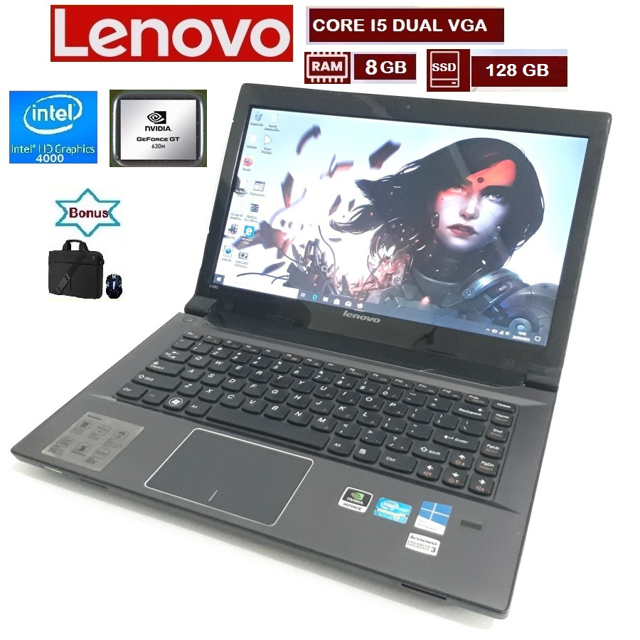 LAPTOP LENOVO CORE I5 HARDIS SSD 128 GB