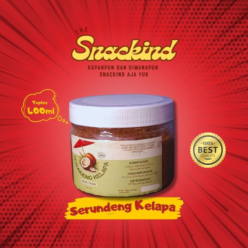 

Serundeng Kelapa Asli Tanpa Pengawet 100% Organik