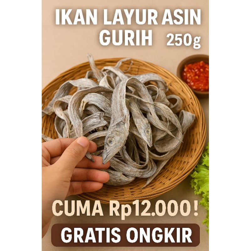 

IKAN ASIN LAYUR PREMIUM KEMASAN 250 GR & 500 GR