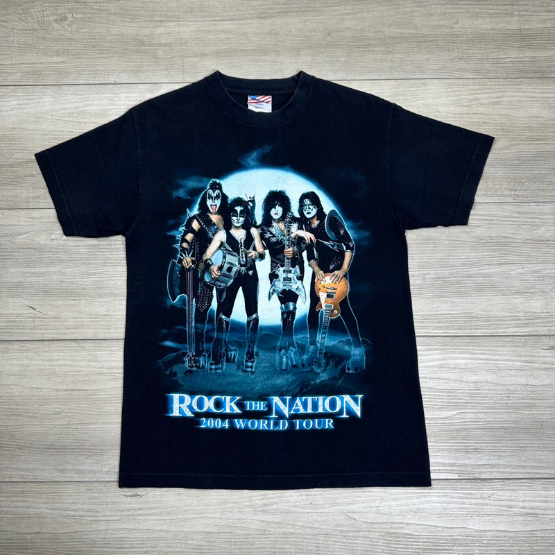 Kaos tshirt vintage Band kiss