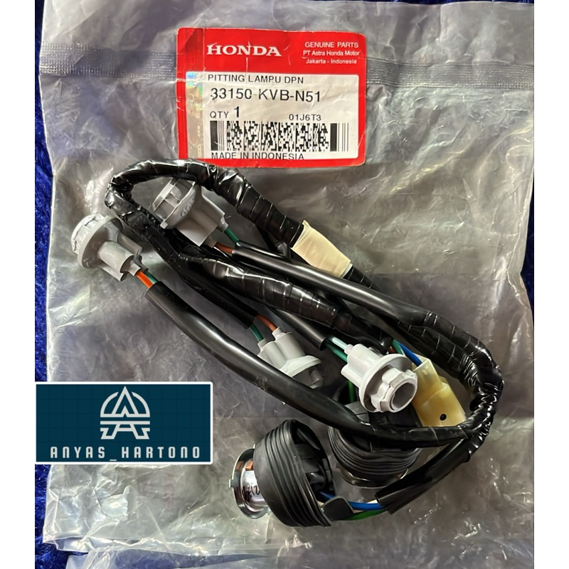 Fitting Lampu depan-Soket Lampu Honda Vario Tekno Asli 33150-KVB-N51 | Original