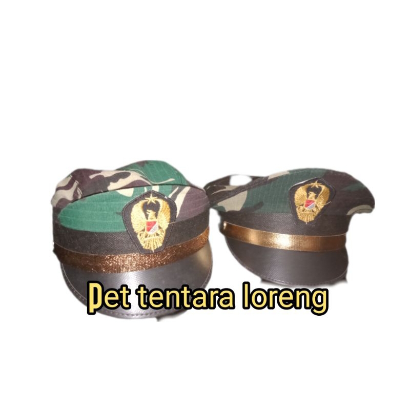 Topi Pet Loreng Tentara Anak Topi Profesi Loreng Tni