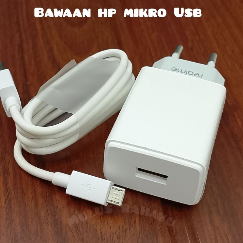 Charger Realme Original Bawaan Hp 2 Pro 3 5s 5i U1 C1 C2 C3 C5 C11 C15 C21Y Ori 100% Fast Charging