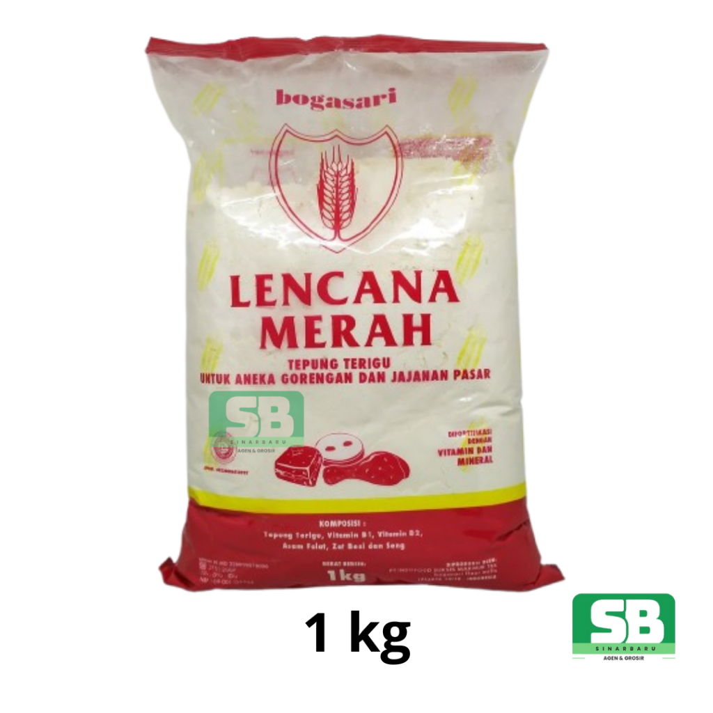

TERIGU LENCANA MERAH KEMASAN 1 KG