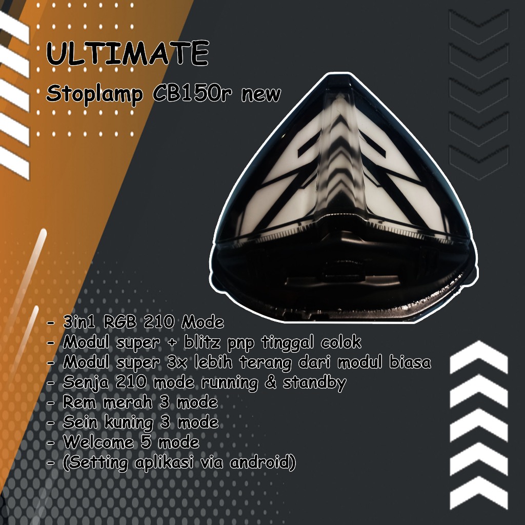 Stoplamp Lazy Cb150r New/Cb150r LED