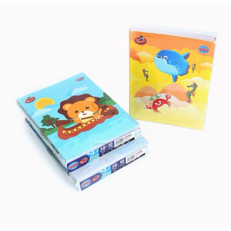 

Buku Tulis Sidu 38 1pak isi 10 buku