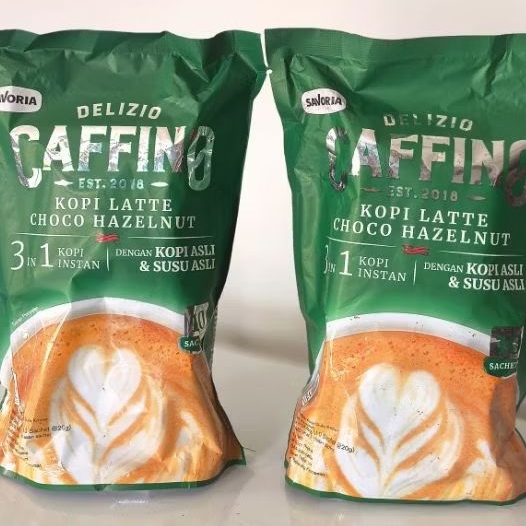 

Caffino 3in1 kopi latte 1renceng /kopi latte choco hazelnut