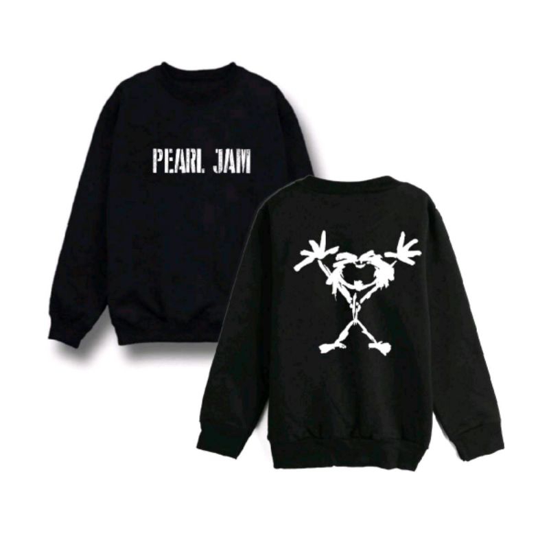 Pearl jam crewneck pria wanita sweater panjang cotton distro bandung