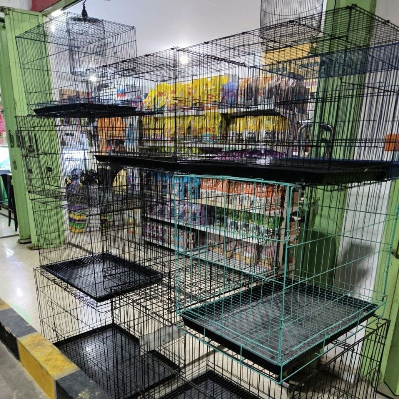 KANDANG LIPAT BESI KAWAT UMBARAN TIPIS RAPAT HEWAN TERNAK TEBAL KUAT KELINCI ANJING KUCING AYAM BURU