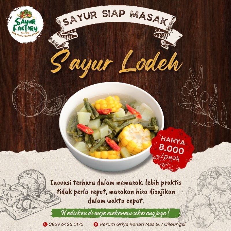 

Paket Siap Masak Sayur Lodeh