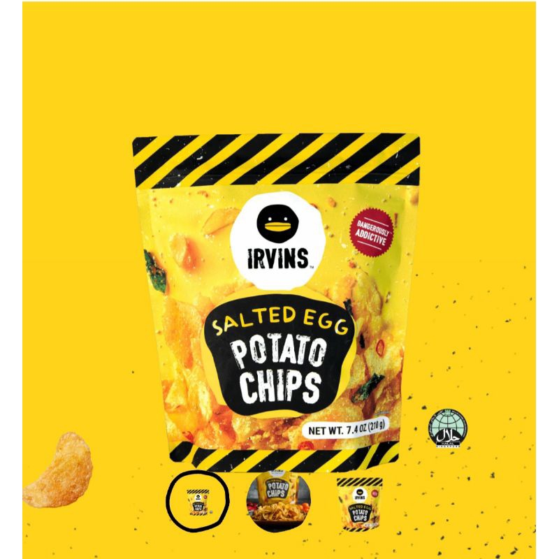 

PO IRVINS salted Egs ukuran 95 gr