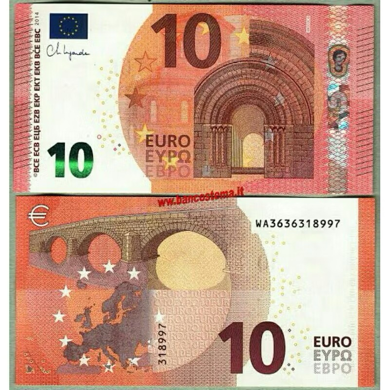 Uang euro Asli