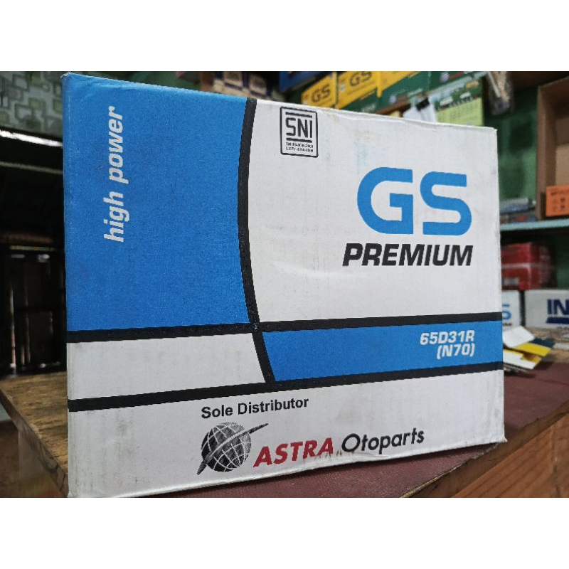 AKI MOBIL GS N70 PREMIUM ASTRA BASAH ORIGINAL