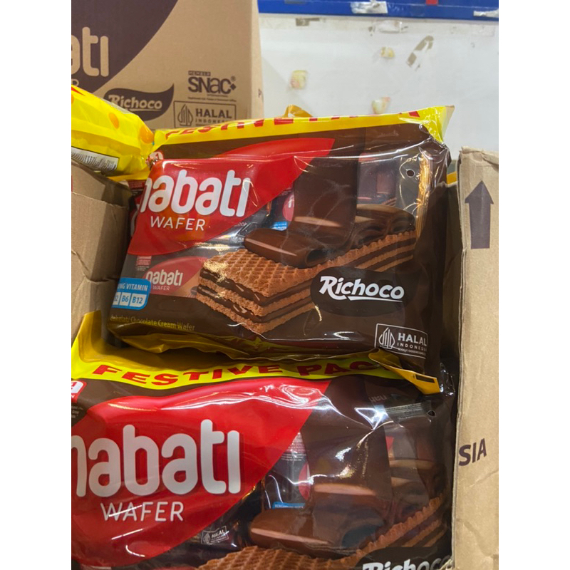 

Nabati Richoco Wafer Chocolate Keju Bag 240gr