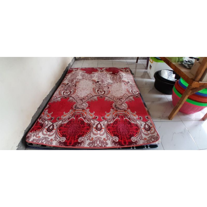 karpet bulu halus, lembut, merk arizona dan shufu