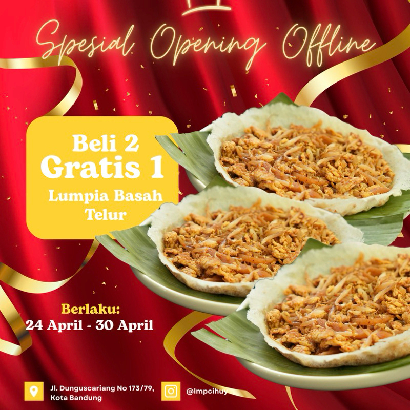 

Beli 2 Gratis 1 Lumpia Basah Telur