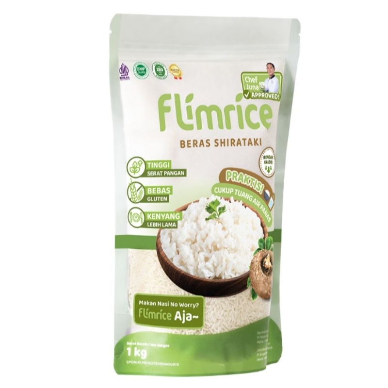 

Flimrice beras shirataki kemasan 1 kg