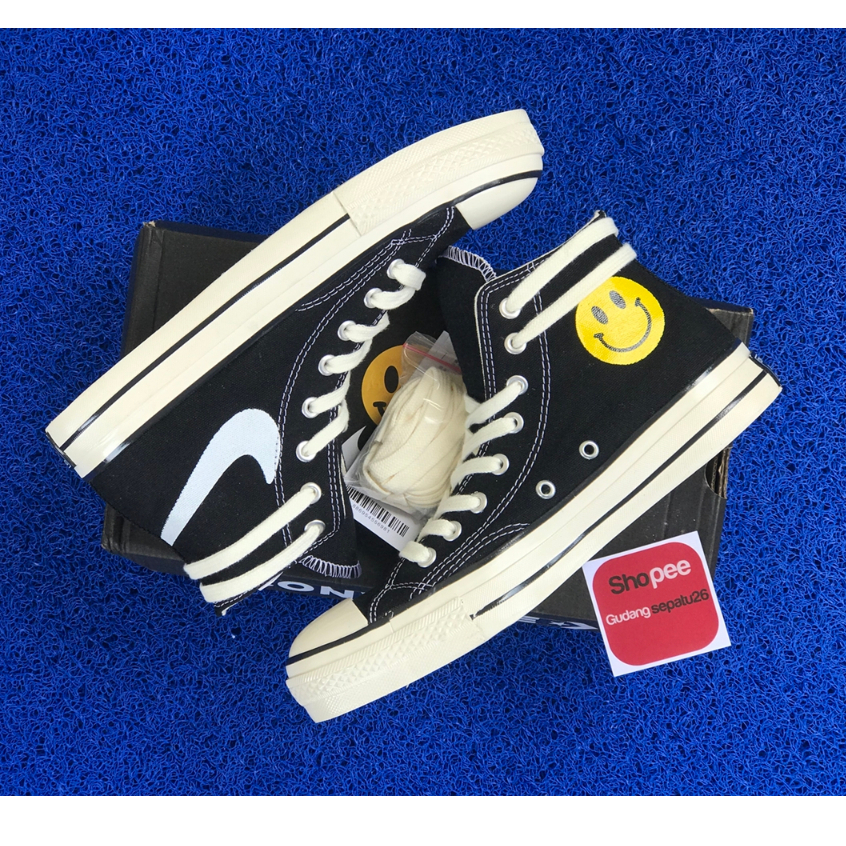 Sepatu Converse All Star 70s Smile Karakter Premium Pria Wanita