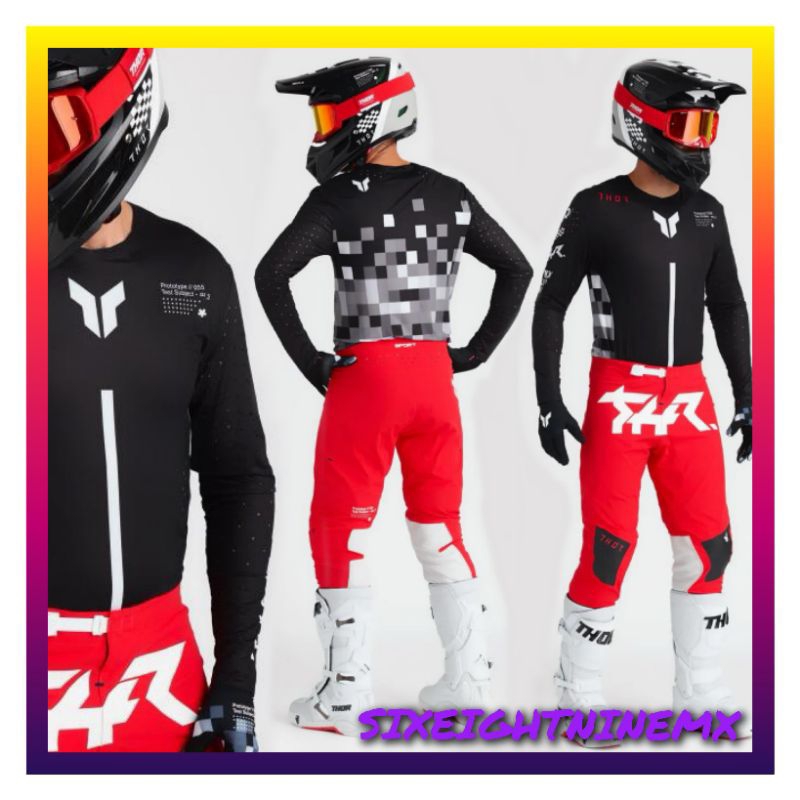 Jersey pants thor motocross Jersey thor trail adventure Jersey set thor cross enduro Jersey pants mo