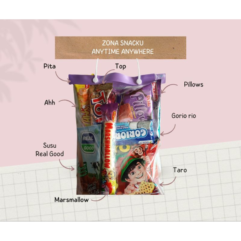 

Bingkisan/Hampers Snack Custom. (Top)