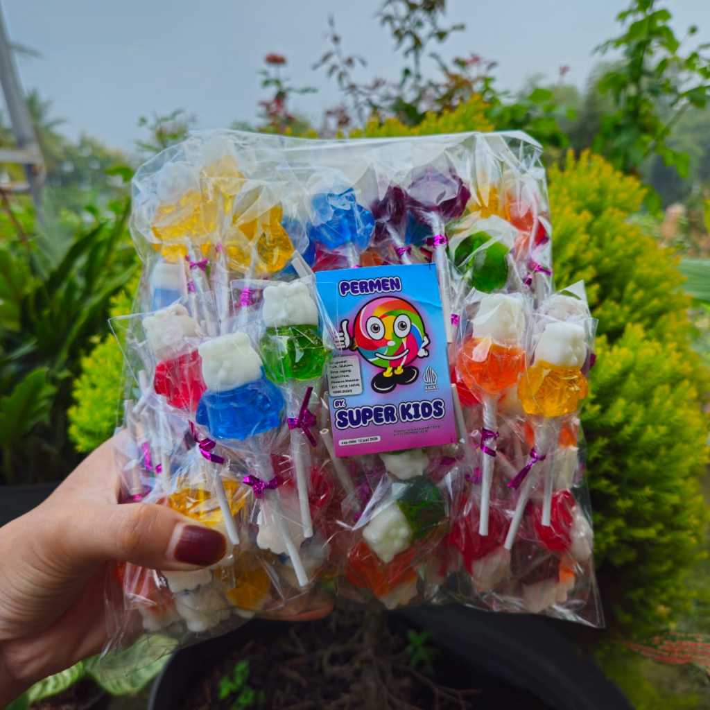 

PERMEN LOLIPOP KARAKTER MIXUE SUPER KIDS BERBAGAI RASA BUAH ISI 100 PCS (Langsung dari pabriknya)
