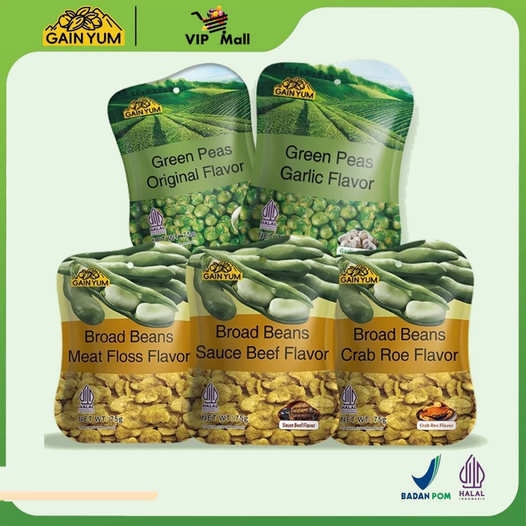 

Gan Yuan 75g / Gain Yum 75g / Kam Yuen 75g / Ganyuan 75g / Cemilan Kacang Ganyuan 75g