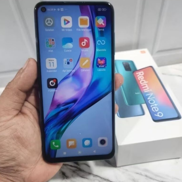 XIAOMI REDMI NOTE 9 6/128 SECOND FULLSET ORI